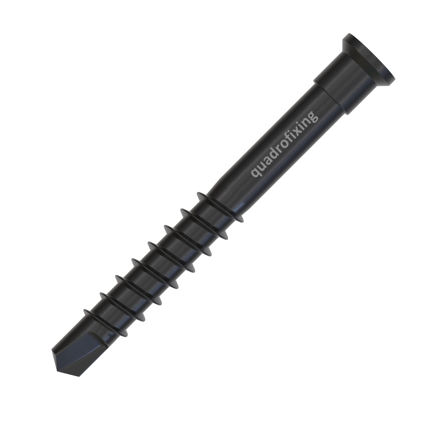 QUADROFIX ALU-DRILL BLACK C2 – Sort terrasseskrue til aluminium