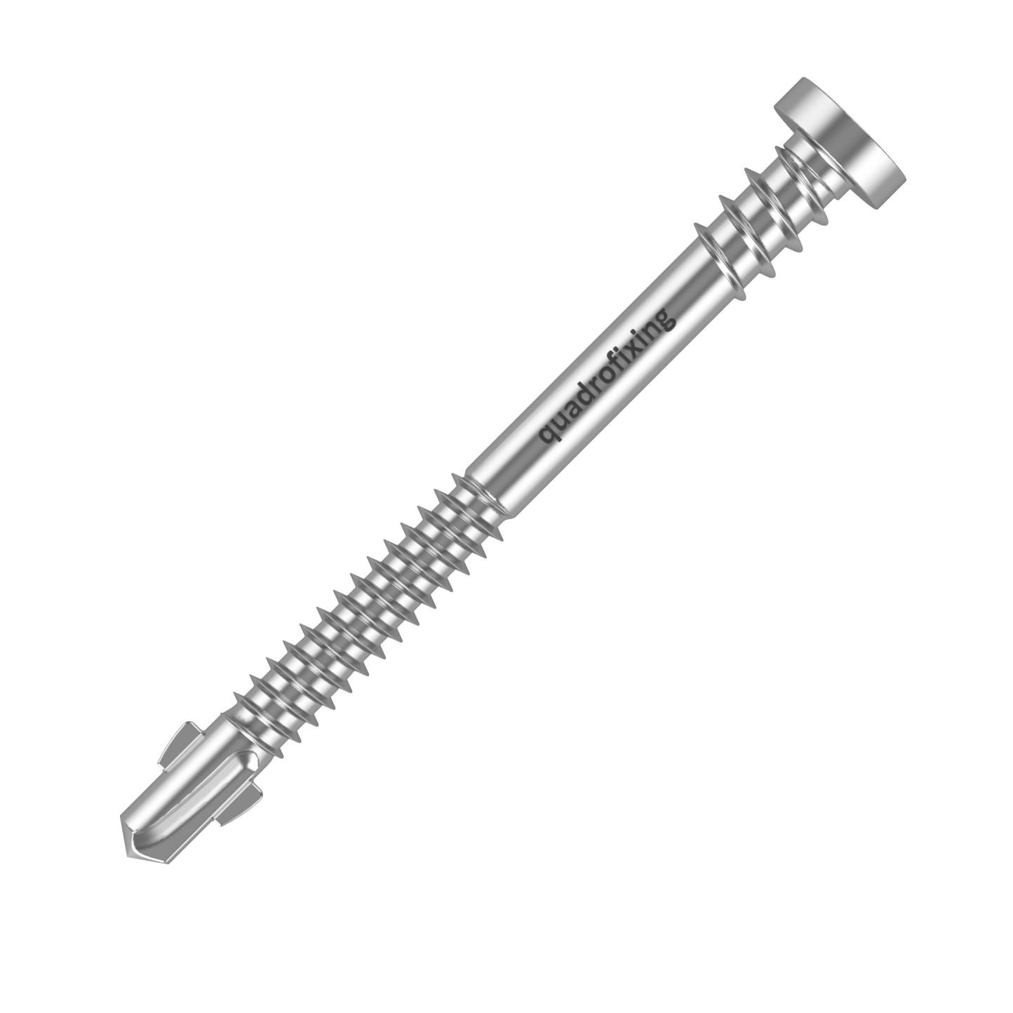 QUADROFIX STEEL-DRILL – Tornillo autotaladrante con aletas para madera sobre acero